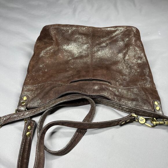 Hobo Pier Convertible Bag Coffee Galaxy Crossbody/Shoulder Boho Leather Slouchy - Picture 6 of 16
